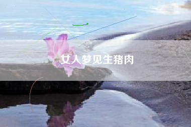 女人梦见生猪肉