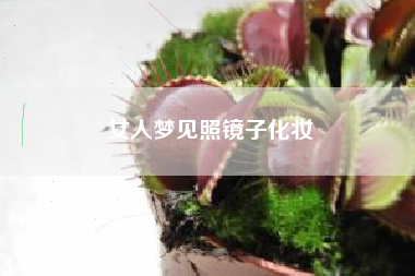 女人梦见照镜子化妆