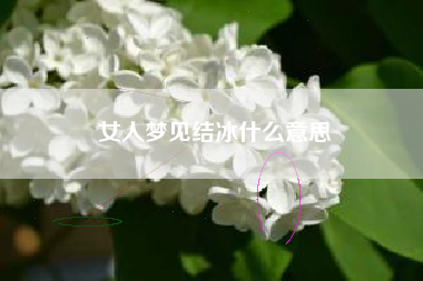 女人梦见结冰什么意思
