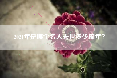 2021年是哪个名人去世多少周年？