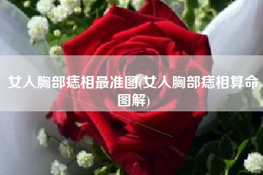 女人胸部痣相最准图(女人胸部痣相算命图解)