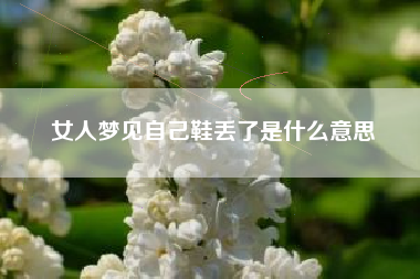 女人梦见自己鞋丢了是什么意思