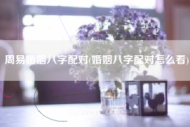 周易婚姻八字配对(婚姻八字配对怎么看)